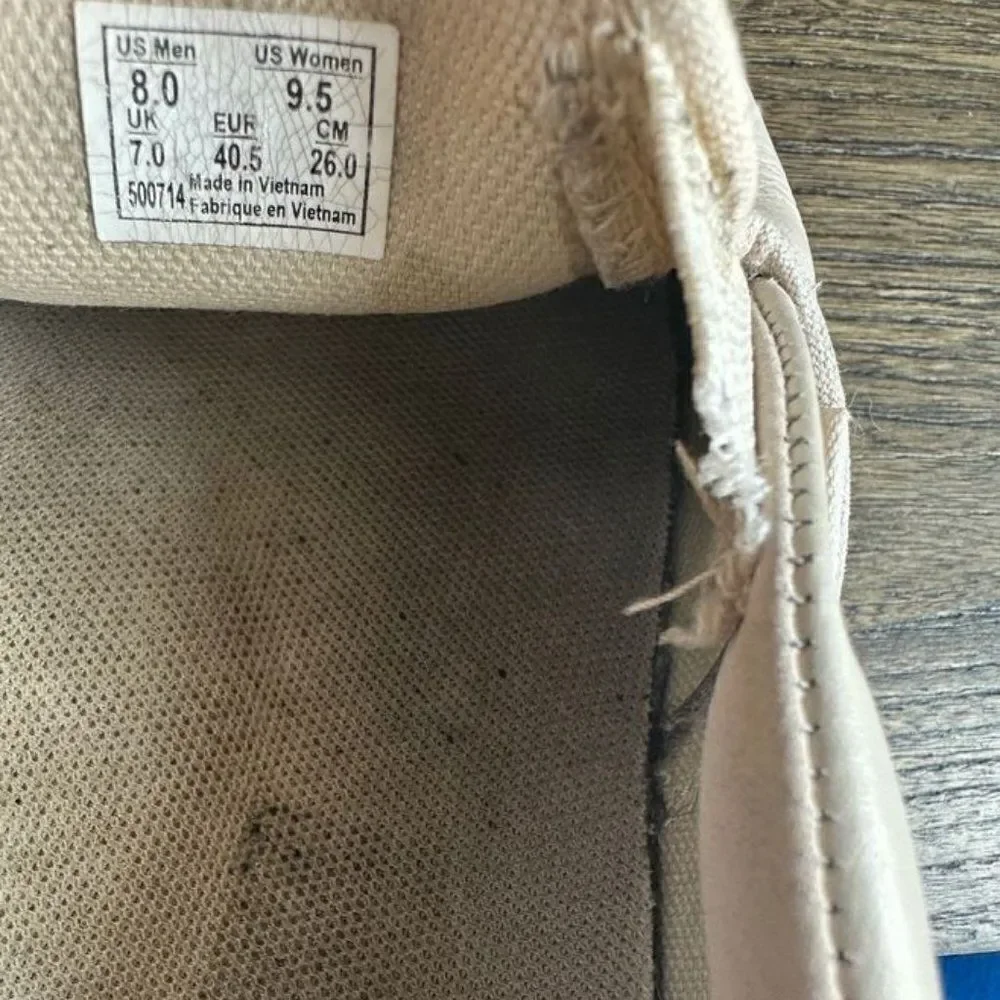 Vans Sz 8 Men's‎ Tan Slip On Low Top Sneakers